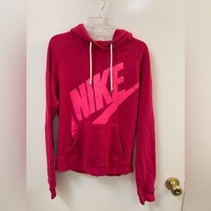 Pink Nike hoodie